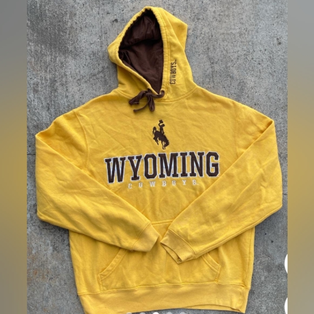 NCAA Yellow and Brown Hoodie, Unisex